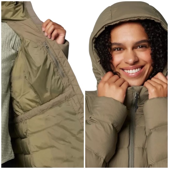 Columbia Women's Ardenwood Mid Down Jacket Stone Green Size Medium - Picture 8 of 8